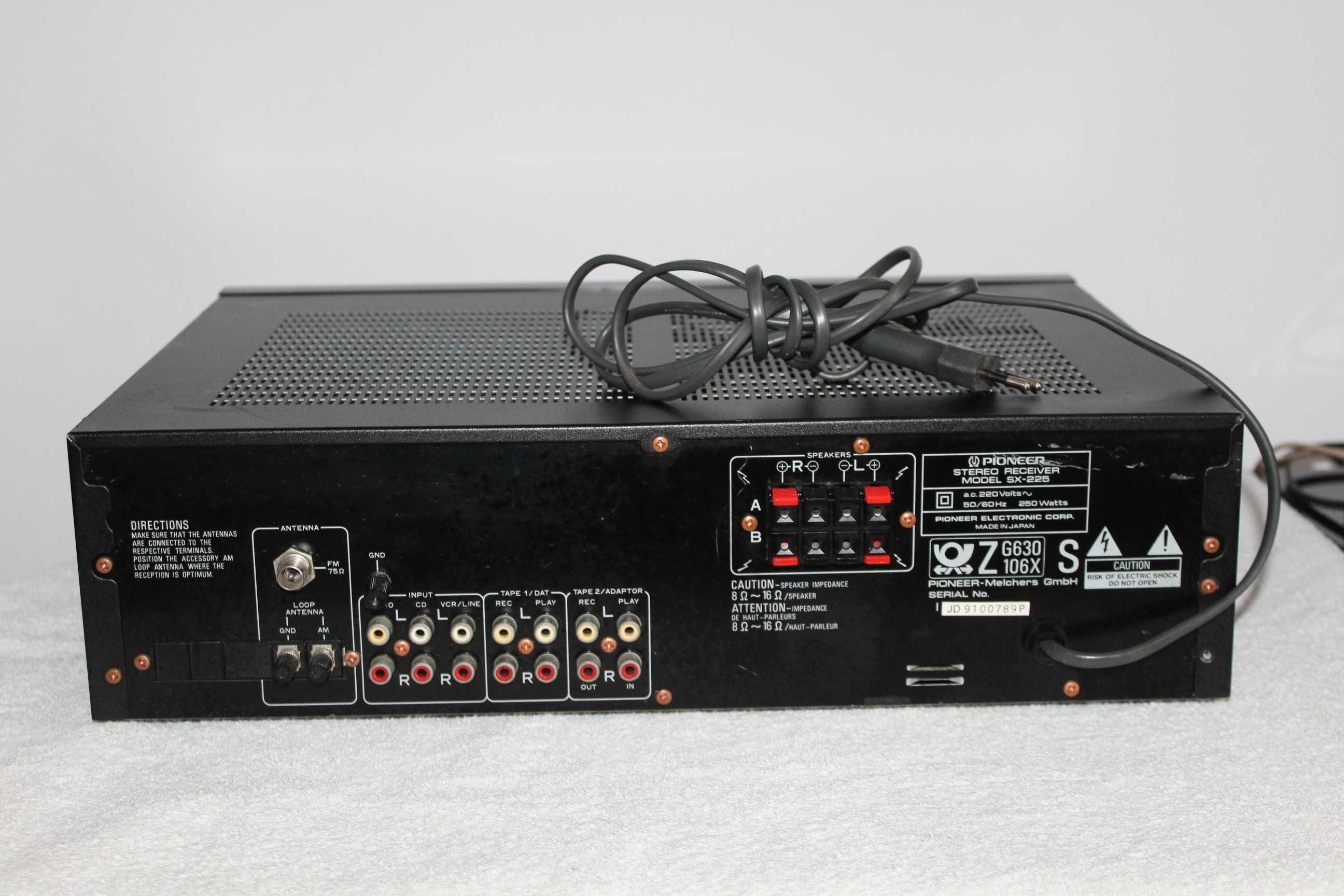 PIONEER SX-225 Amplituner wzmacniacz stereo Made in Japan Wysyłka