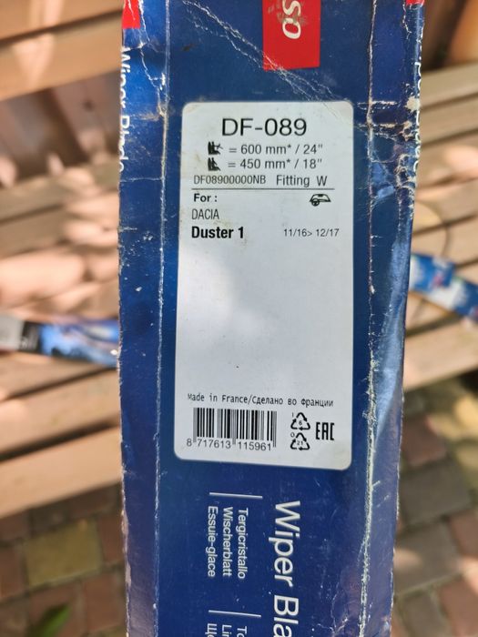 Щітки склоочисника 600/450мм DENSO DF089