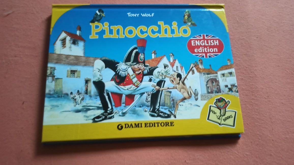 Pinokio po angielsku pop up pinocchio