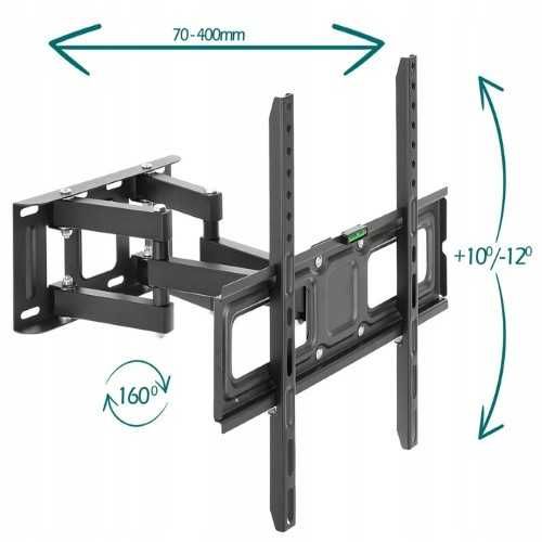 UCHWYT Telewizora Wieszak TV NAMOCNIEJSZY Obrotowy Regulacja 25-70CAL