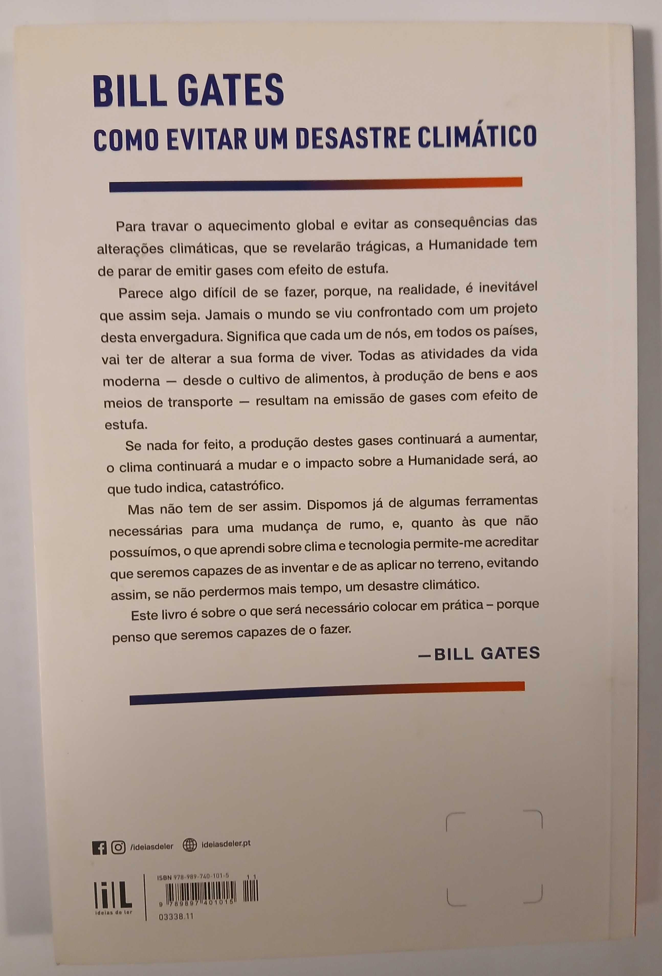 Como evitar um desastre climático (de Bill Gates)