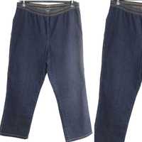 x3 Wygodne Damskie Spodnie Jeans w Gumkę 46/48 3XL/4XL