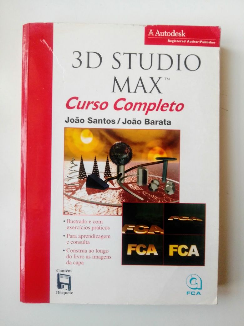 Livros Excel Aplicado á gestão e 3D Studio Max curso completo.