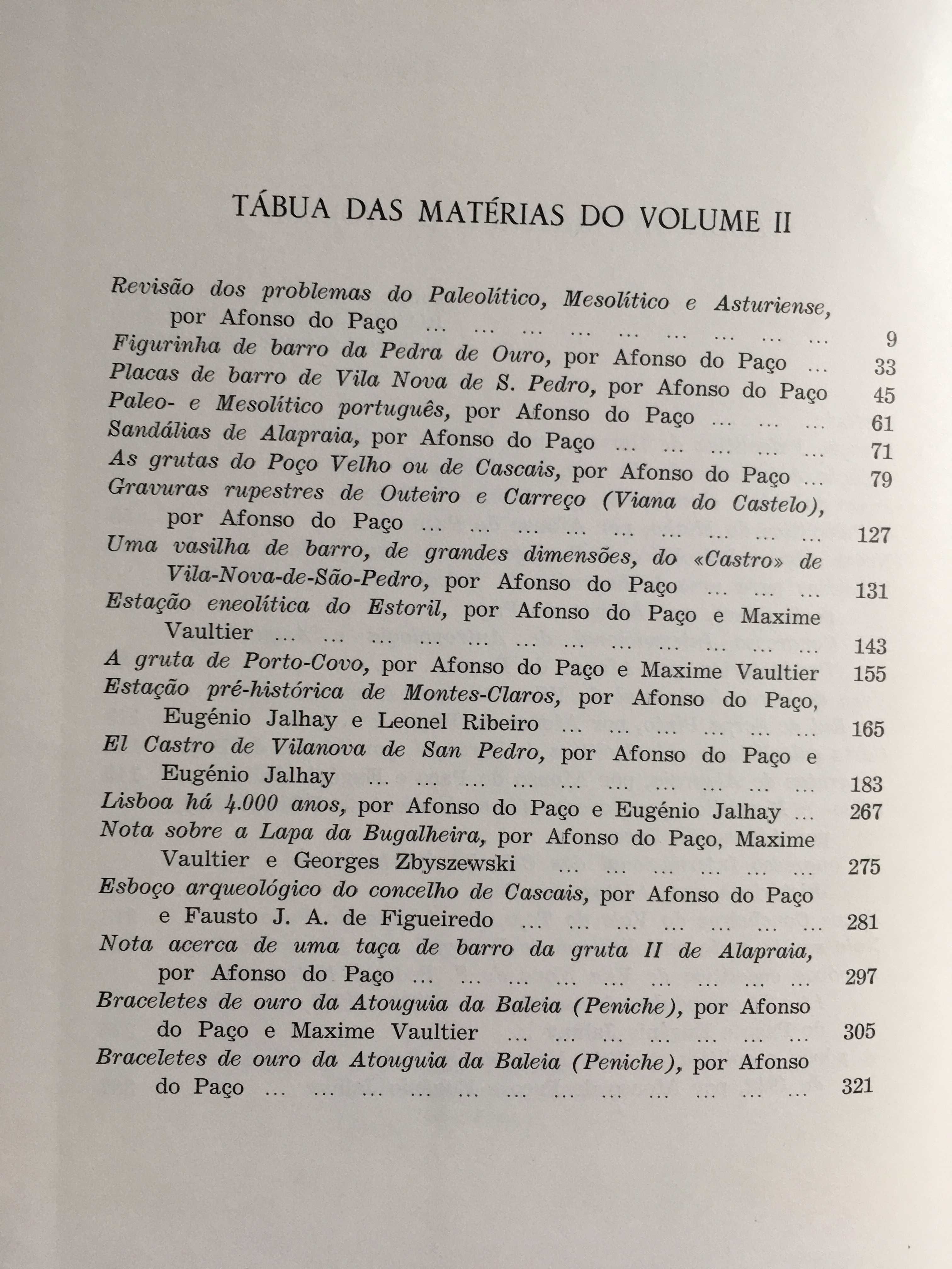 Trabalhos de Arqueologia de Afonso do Paço