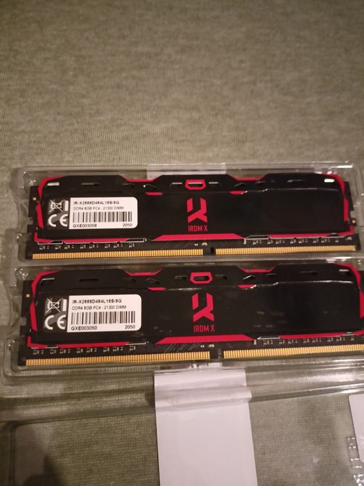 2x Pamięć RAM Goodram IRDM X 8 GB DDR4
