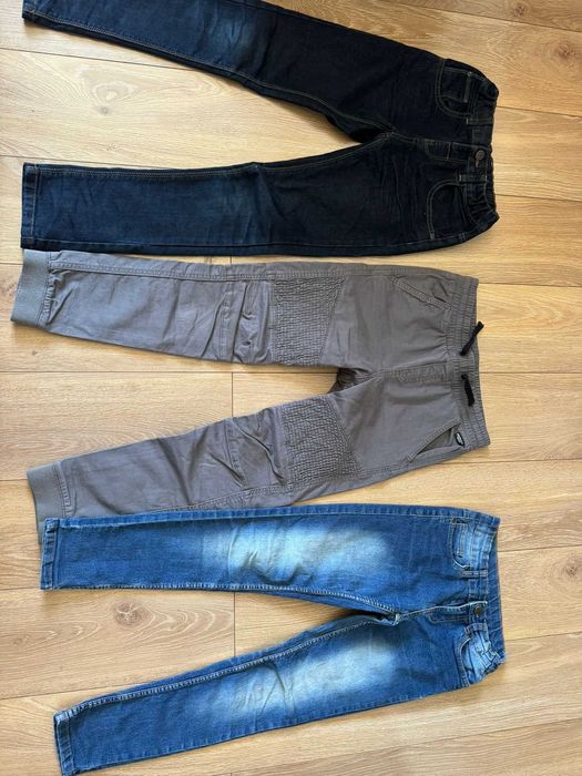 zestaw spodni dla chłopca r 140 spodnie dla chłopca