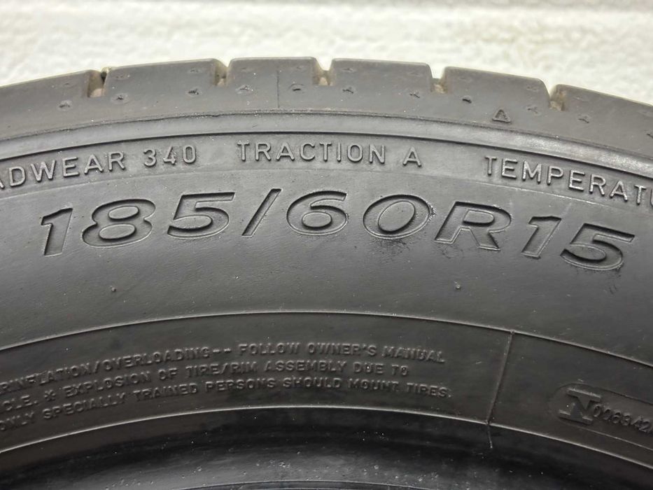 185/60/15 84H Dunlop Sport BluResponse opona używana Lato 2021 nr 2