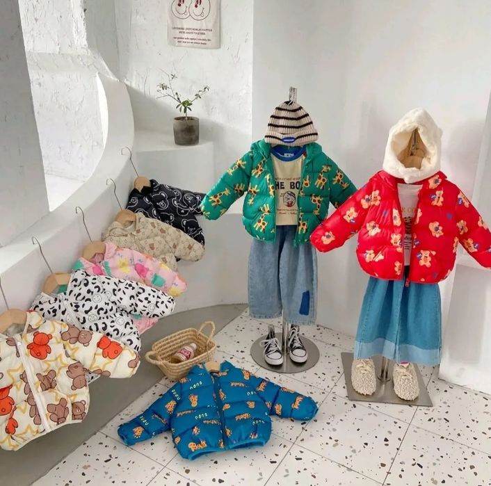 Куртка демі дитяча з вушками