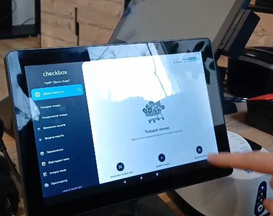 POS терминал iMin чи Sunmi D3 для Poster Кашалот ПРРО принтер 58мм NFC