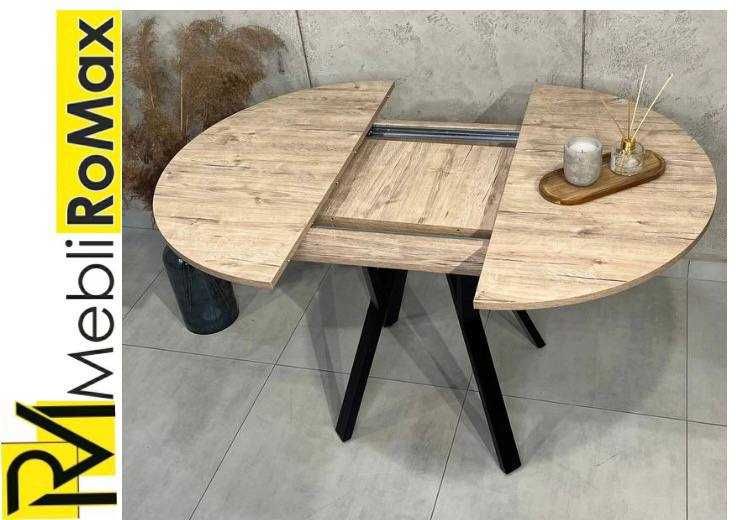 Кухонний стіл / Обідній стіл / Стіл на кухню / Круглий розкладний стіл
