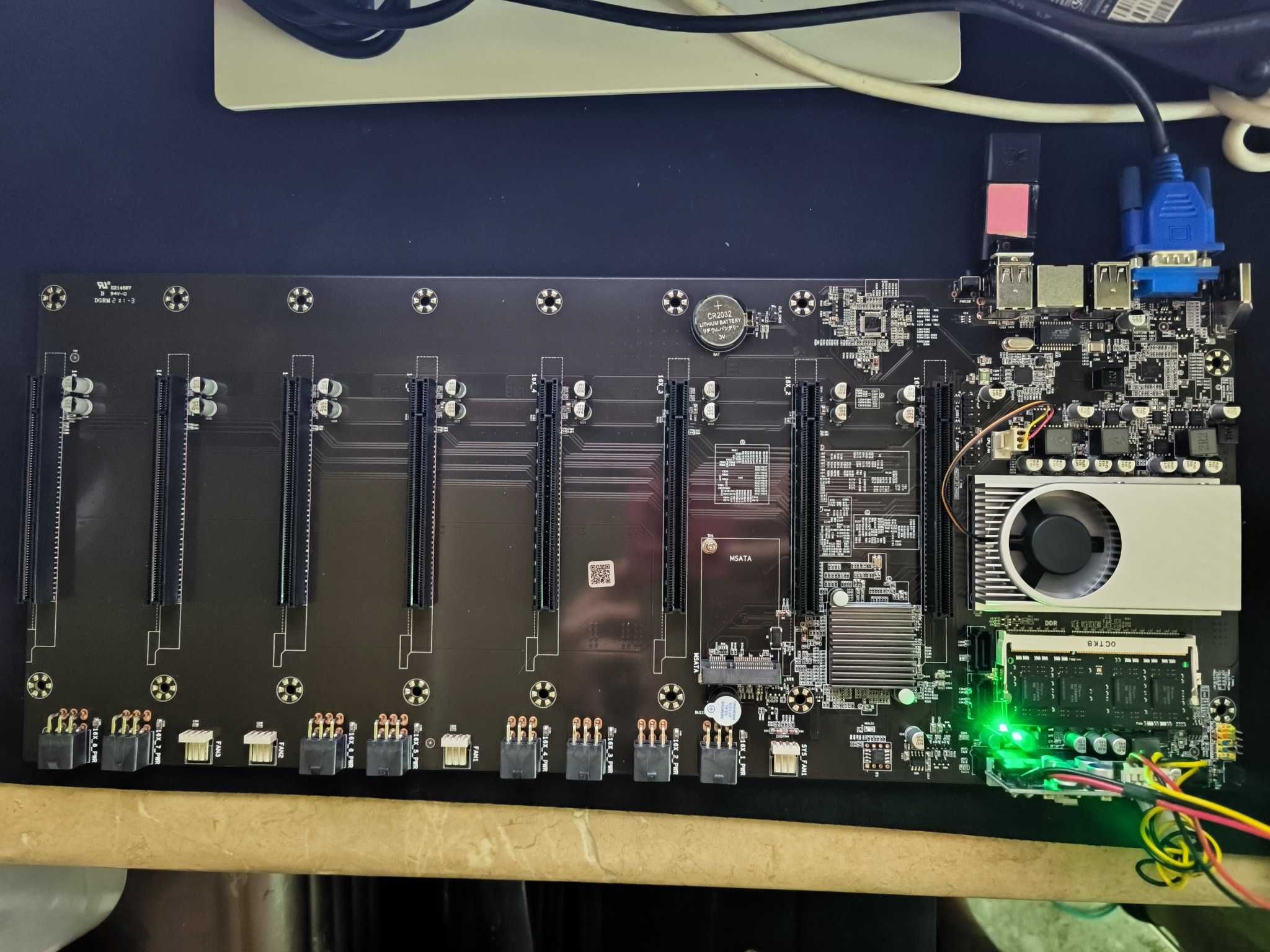 Płyta główna z procesorem Intel DDR3 HDMI 8 x PCIe 16x