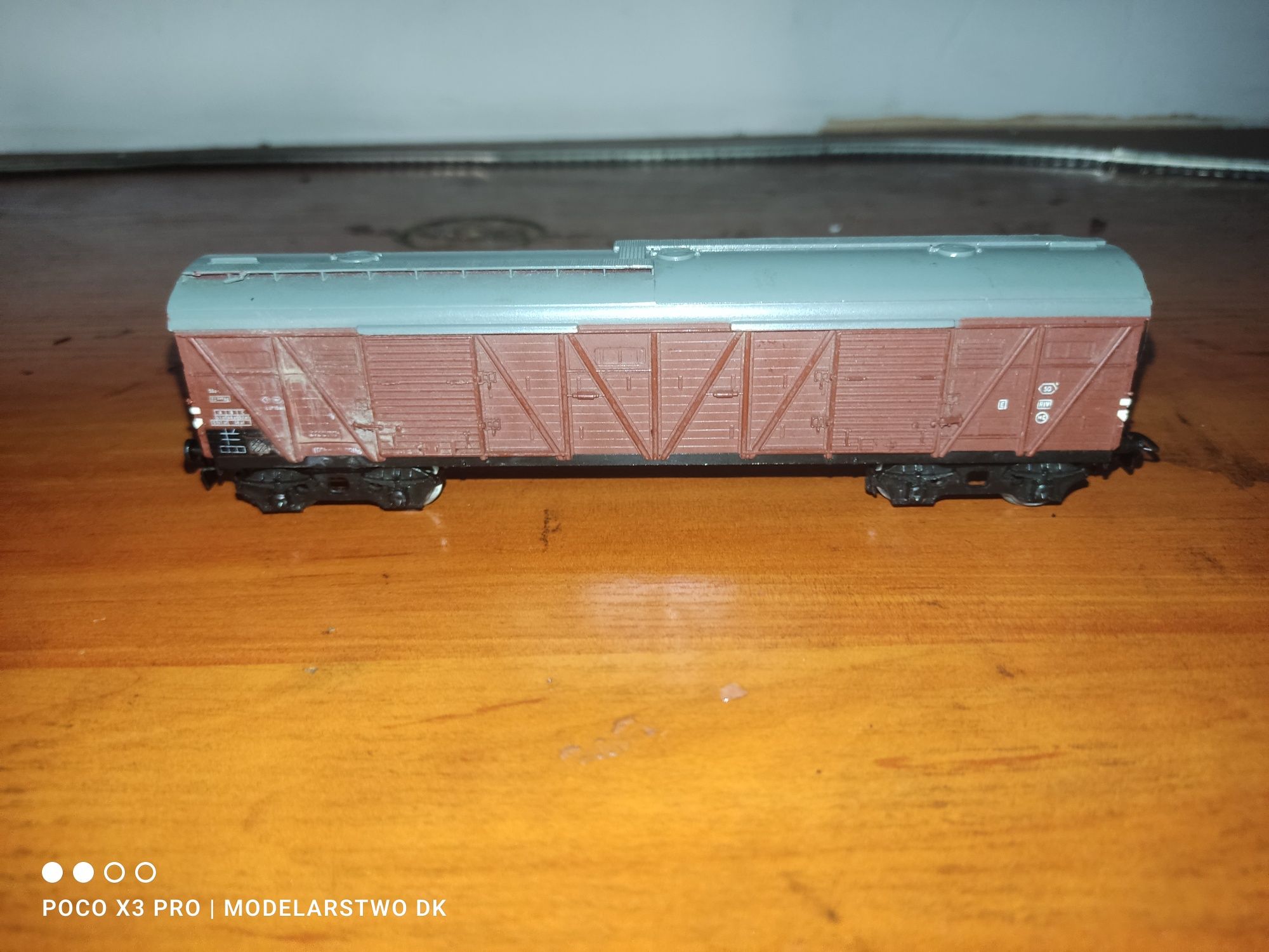Piko wagon towarowy Brankart w skali H0 1:87 kolejka makieta