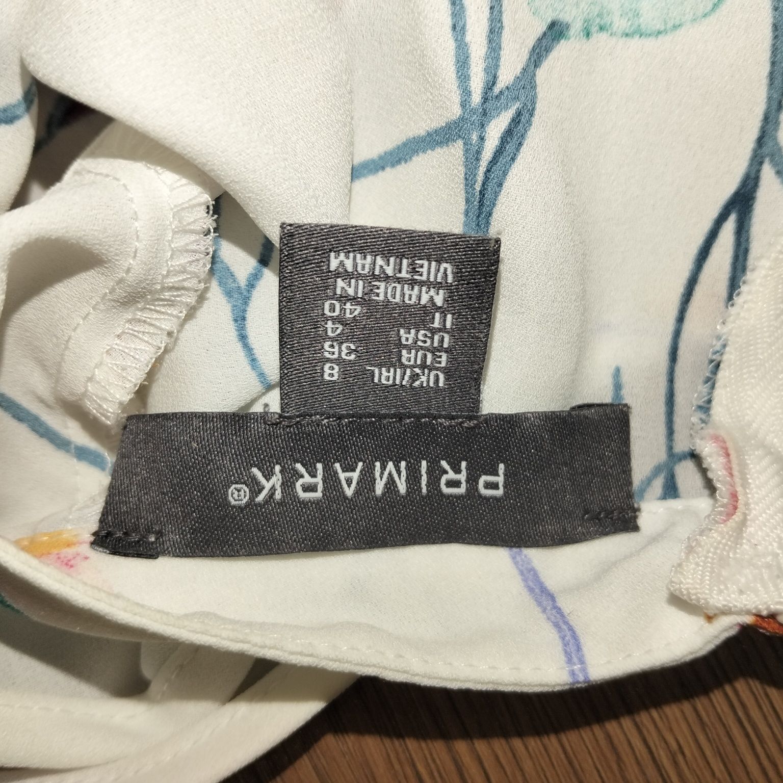 Блуза primark с цветочным принтом