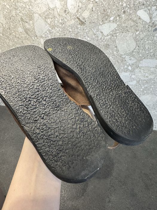 Клоги сабо з натуральної замші і з натуральної шкіри анатомічний носок