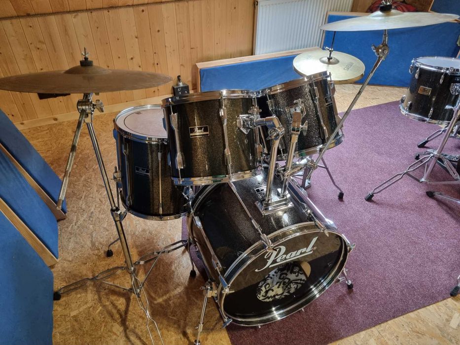 PEARL EXPORT+ talerze Paiste bronze B8-kompletna nastrojona perkusja!