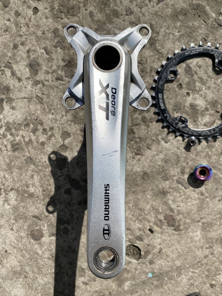 Шатуни shimano deor xt