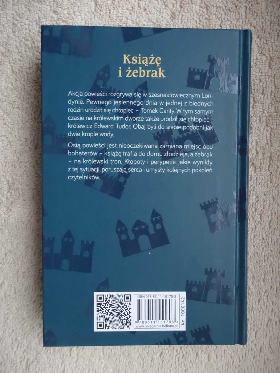 Książę i żebrak - Mark Twain _Perły Literatury_  NOWA