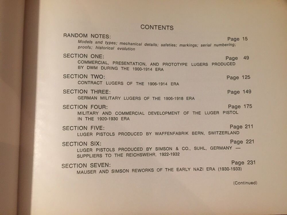 Livro Armas Lugers at random - 1a edição 1969