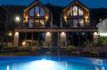 Willa-2Domki na wyłączność 13 osób,sauna,jacuzzi,basen-KASZUBY WAKACJE
