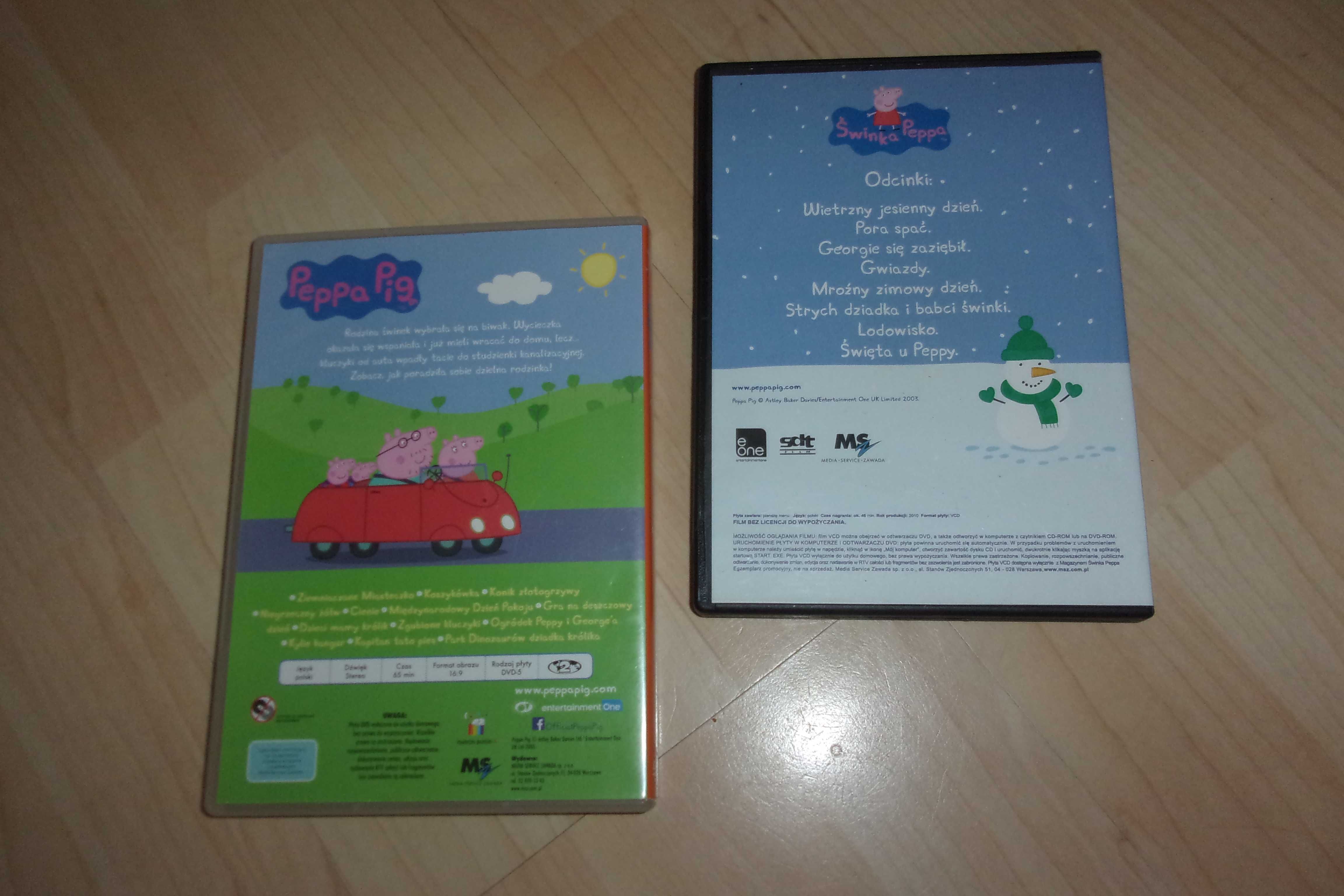 świnka peppa święta u peppy i inne wyjątkowe bajki vcd