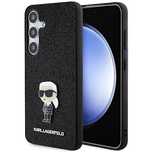Etui Karl Lagerfeld Fixed Glitter Ikonik Logo Metal Pin na Samsung Gal