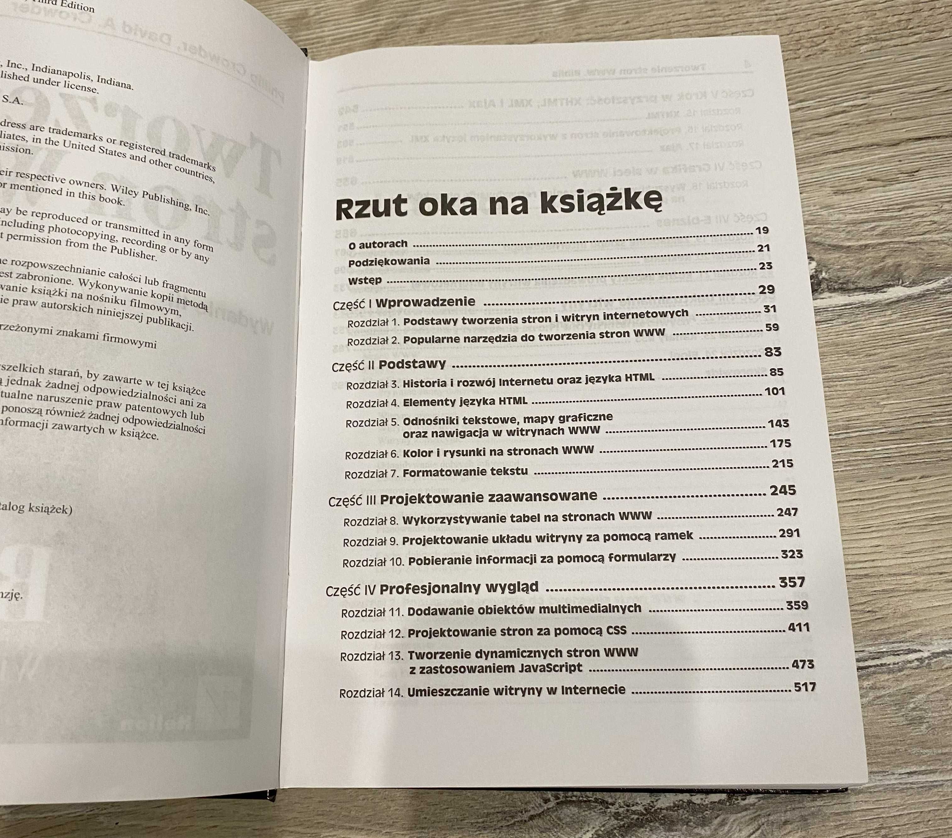 Podręcznik. Tworzenie stron. Philip Crowder. Helion.