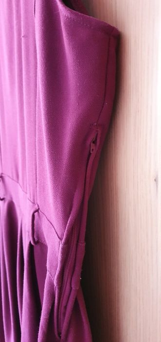 Vestido roxo L (Pull & Bear)