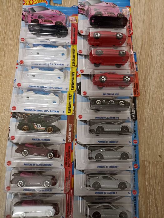 Zestaw Hot Wheels 17 szt. Porsche