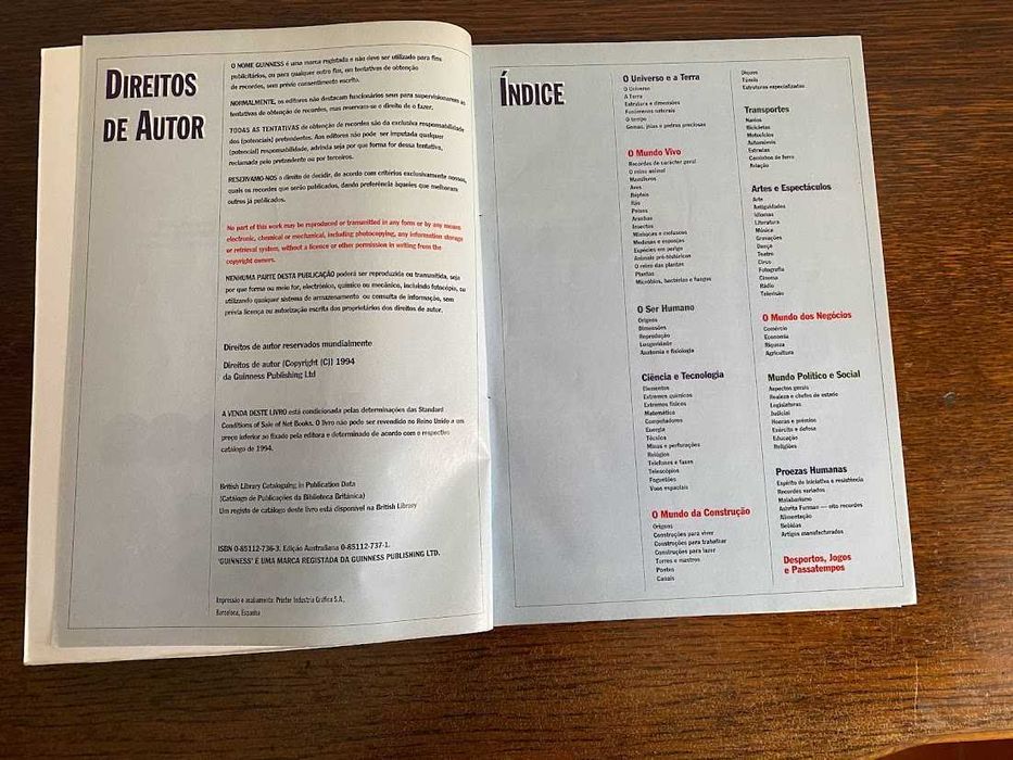 Guinness o livro dos recordes 1995