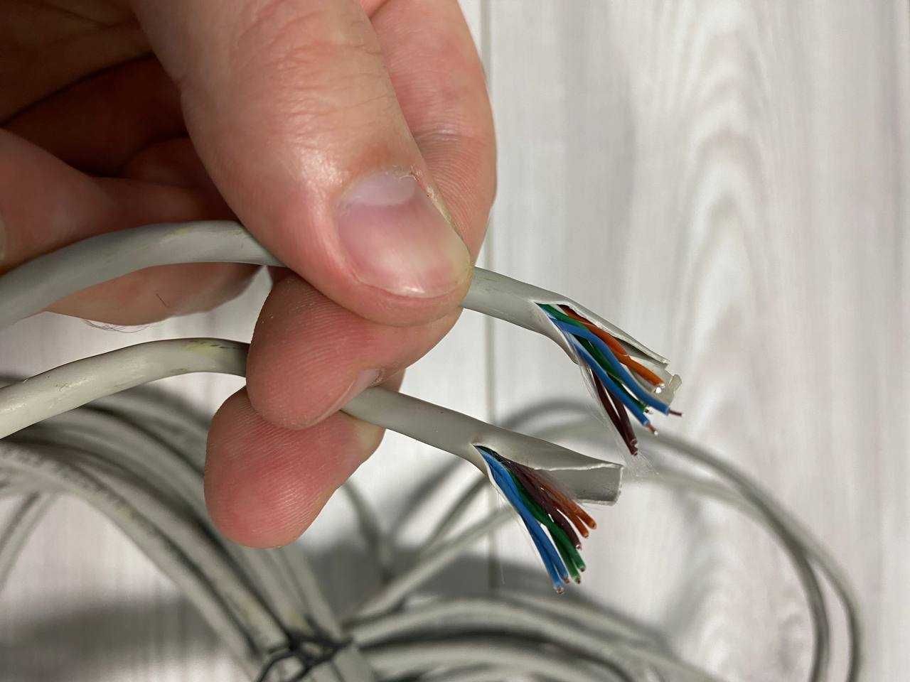 Интернет-кабель витая пара, Ethernet UTP, LAN, патчкорд, 2,5/1,5 метра