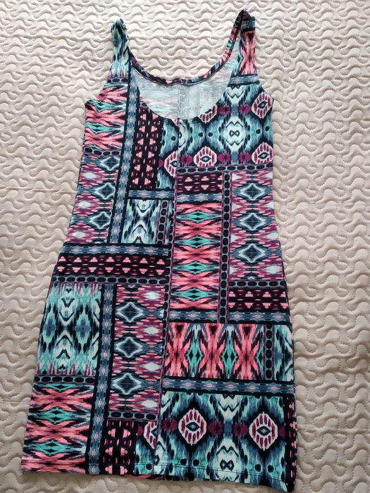 Sukienka damska, neonowe kolory