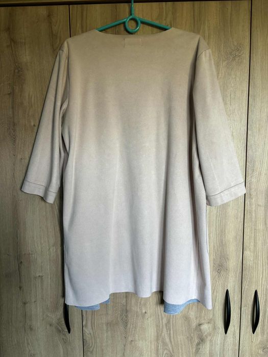 Jasnoróżowe narzutka damska lekki płaszczyk only rozmiar L