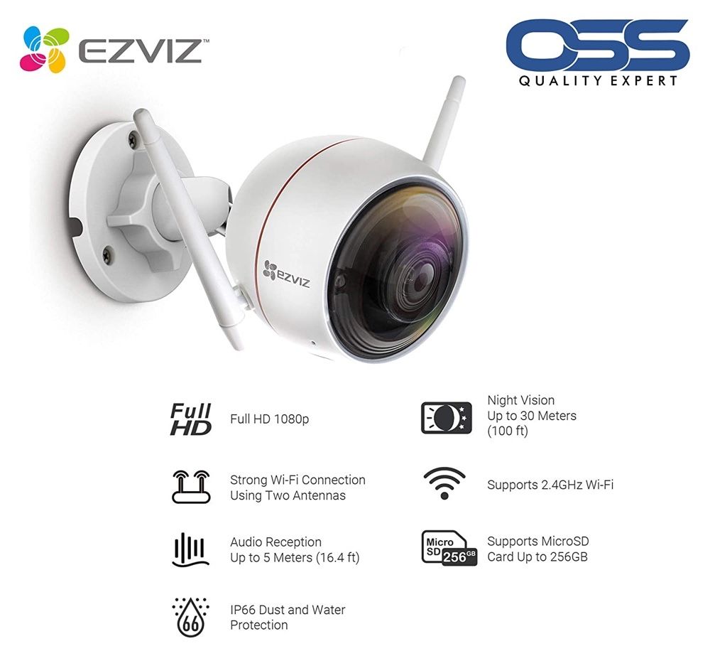 Акция! Уличная Wifi iP камера Hikvision Ezviz 2Мп с микрофоном