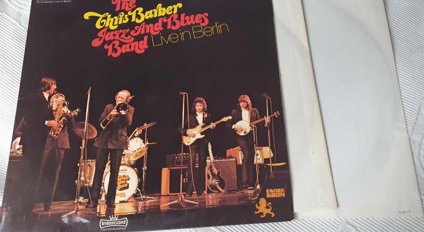 The Chris Barber Jazz And Blues Band LIVE IN BERLIK koncert LP MINT-