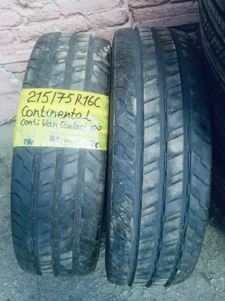 215 75 16c Continental vancontact 100 2 штуки новые