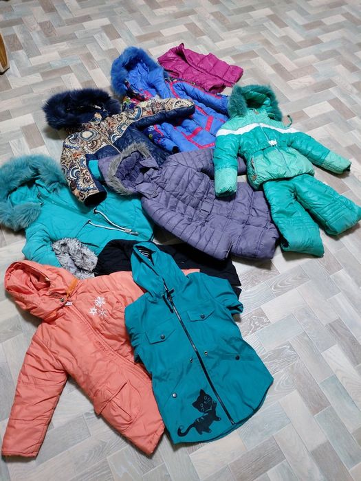 Пакеты вещей на девочку 3-7 лет