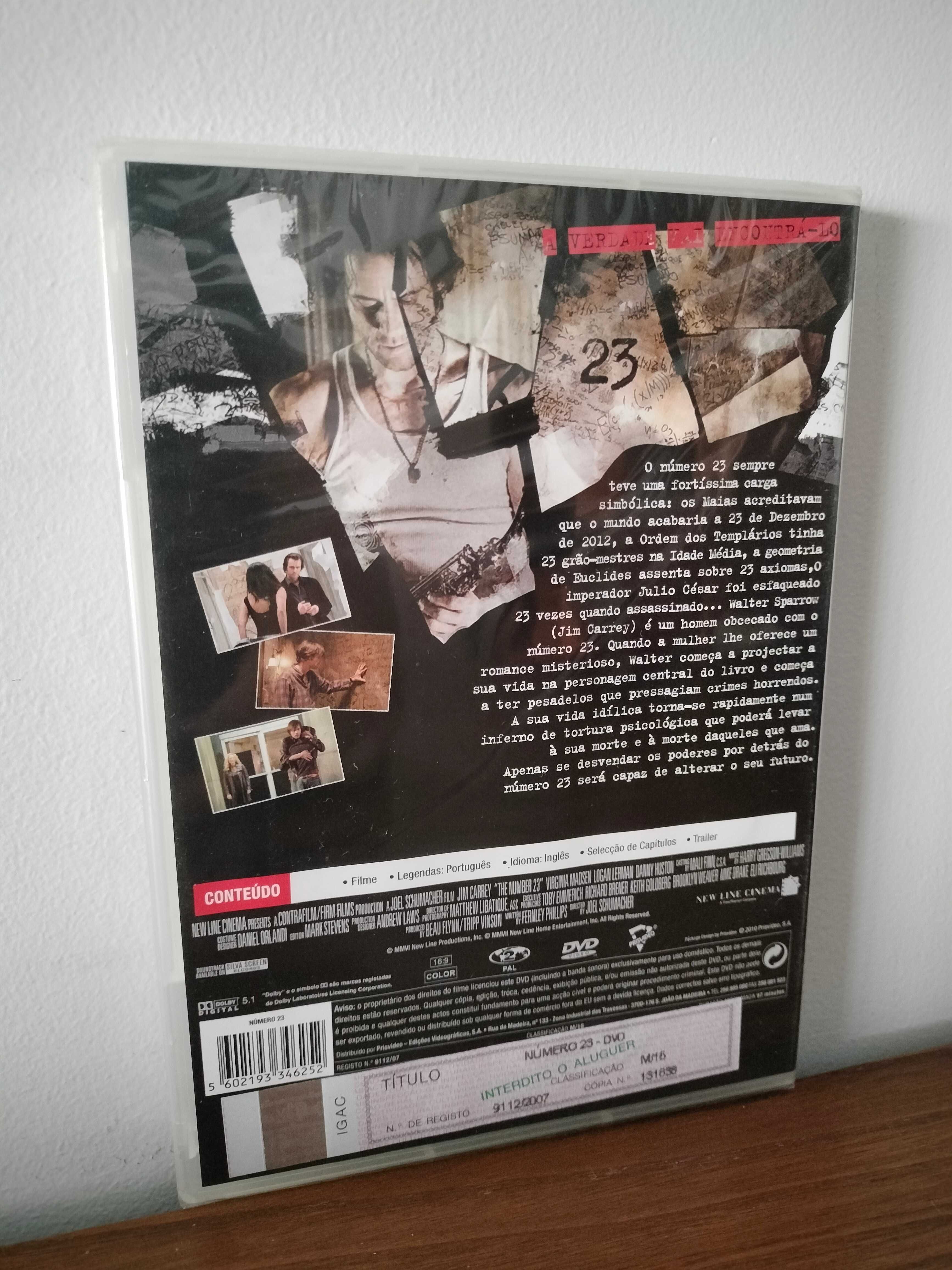 Filme DVD: Número 23 - The Number 23 (Selado)