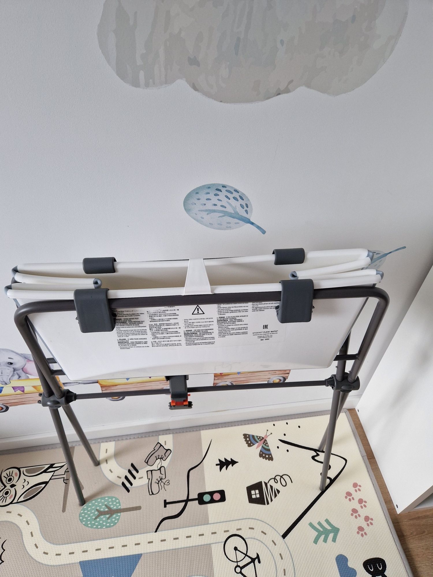 Składana wanienka stokke ze stelażem