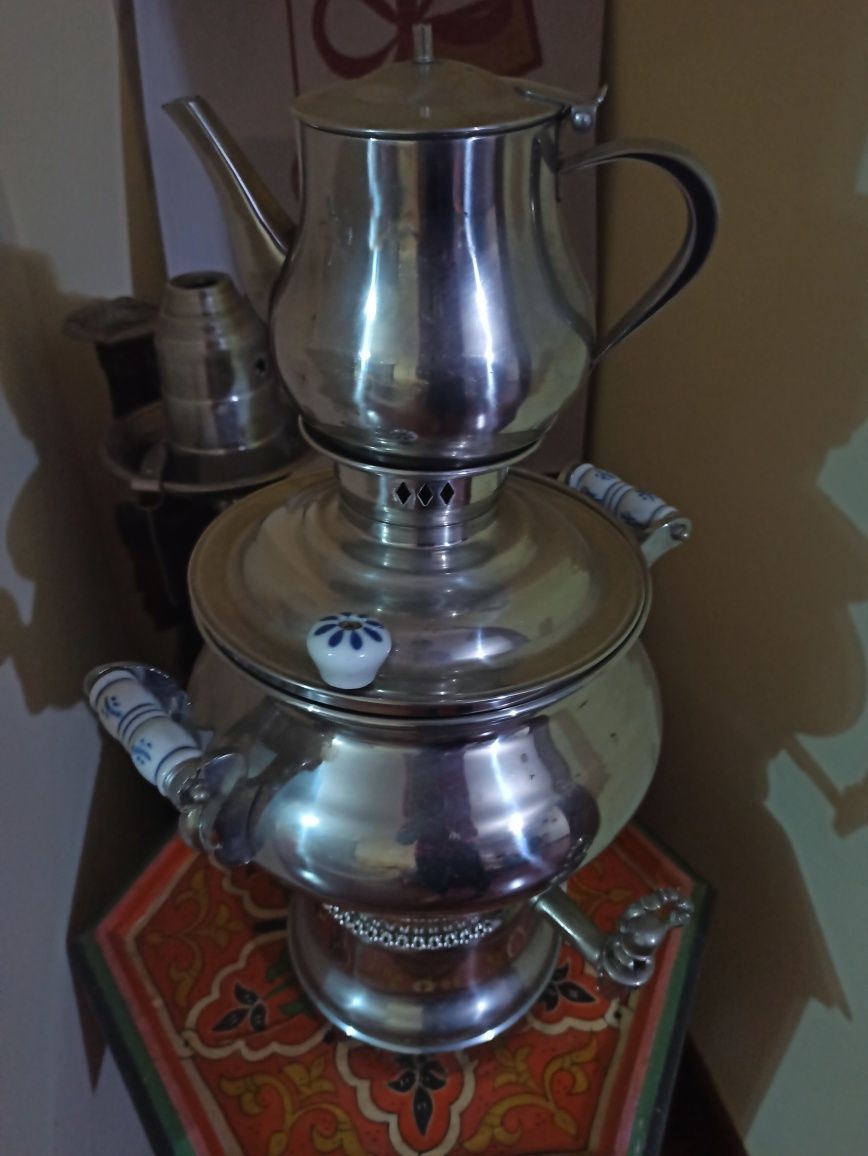 Samovar para decoração