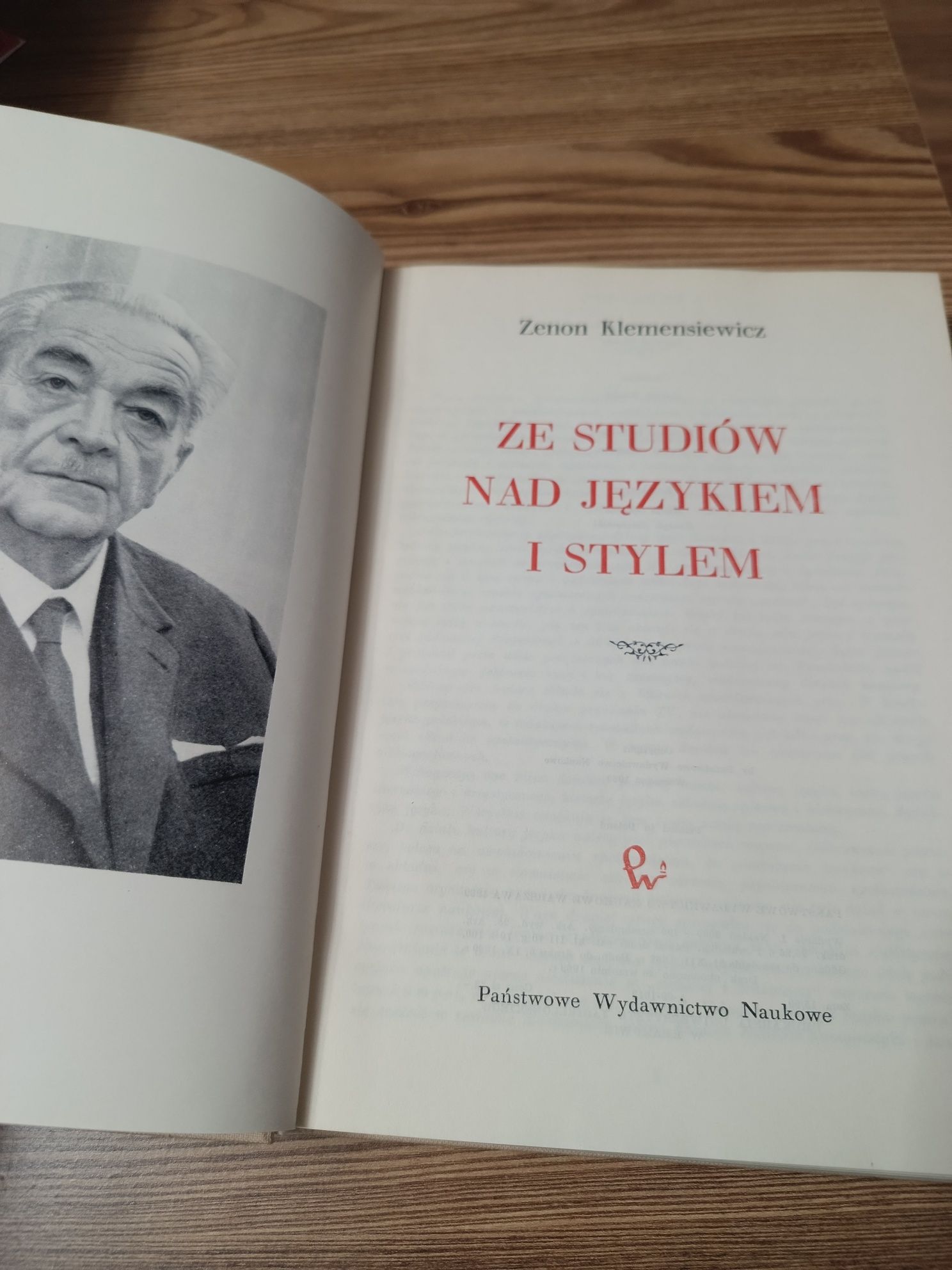 Ze studiów nad językiem i stylem. Z. Klemensiewicz