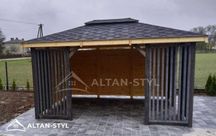 Altany,altanki, wiaty, altana ogrodowa PAULINA 3x4m PRODUCEN