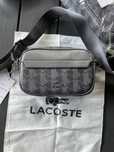 Lacoste crossbody noir мужская сумка серая черная