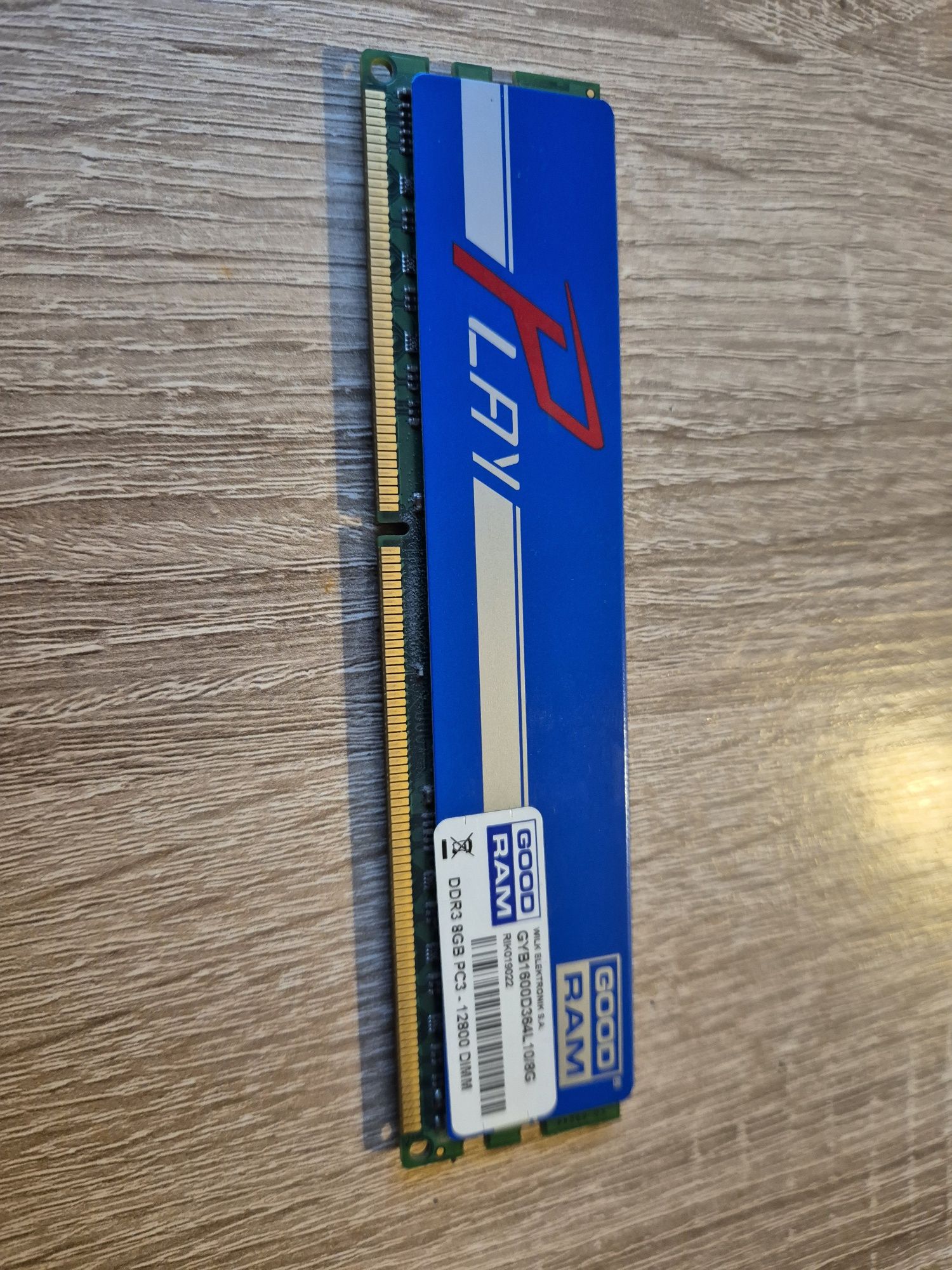 Kość modul ram good ram PLAY DDR3 8GB GYB1600D364L10/8G