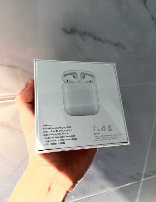 В плівці Запаковані! AirPods 2 Чек, гарантія оригінал