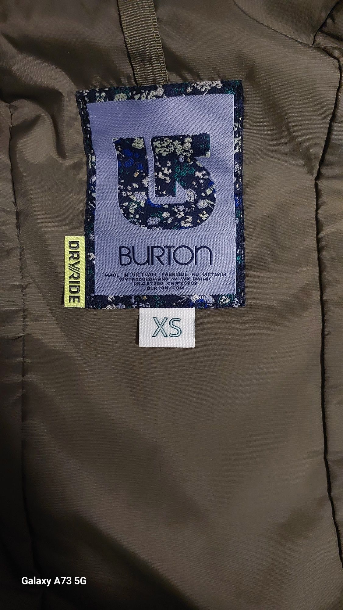 Куртка BURTON WB JET SET, Burn Olive