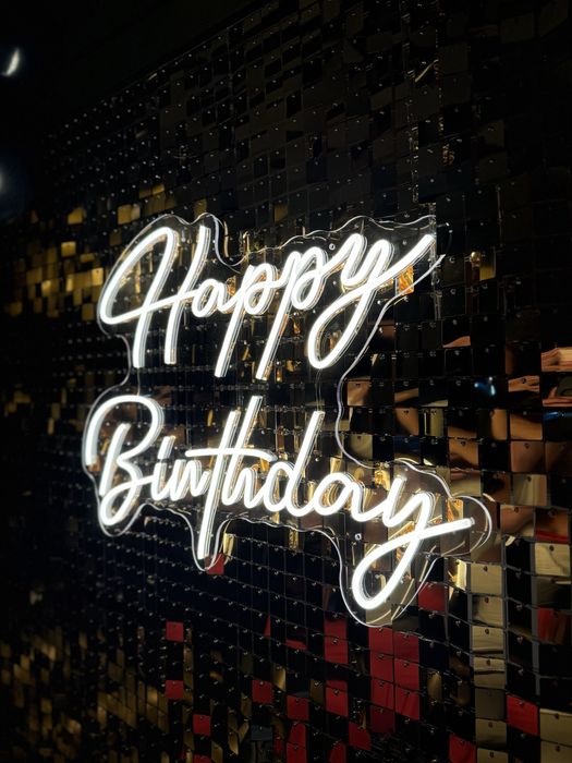 Napis Happy Birthday  LED urodziny 18/ 30 sto lat Tuchola Chojnice
