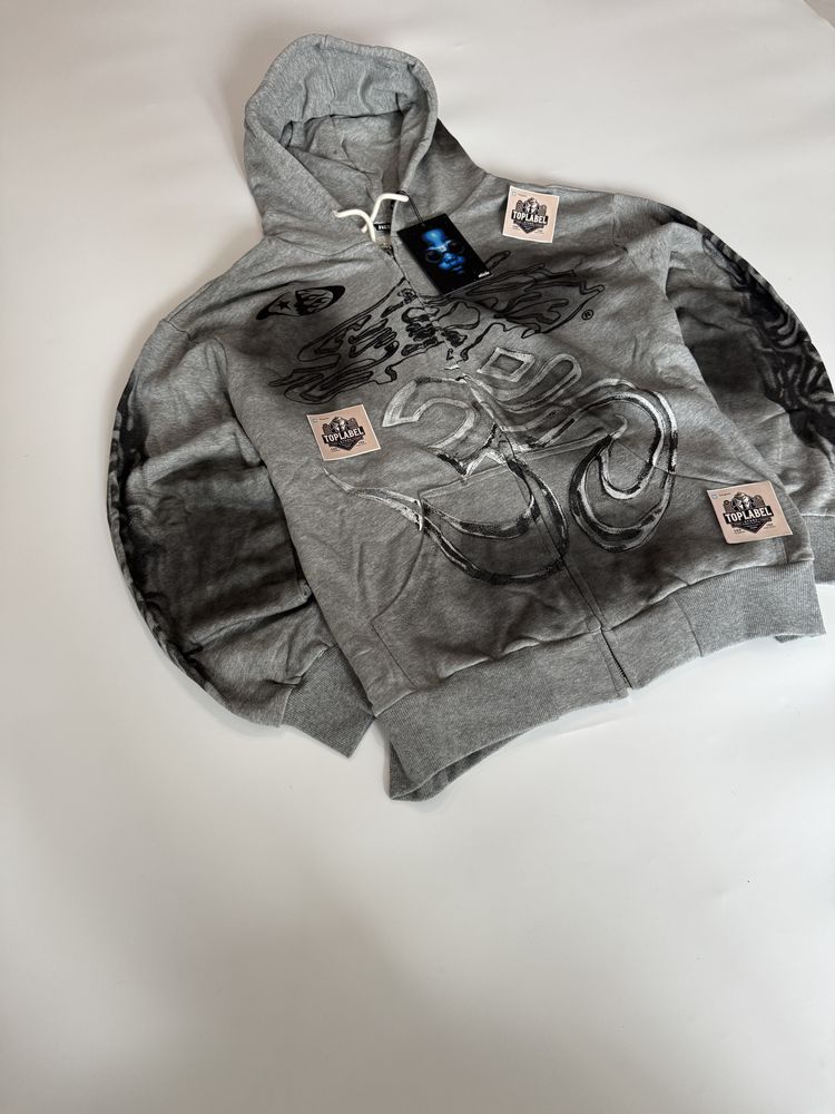 Не звичайна зіп-Худі Hell Star 35. Розмір S/M/L/XL