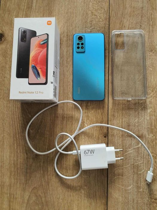 Xiaomi Redmi Note 12 Pro 4G Glacier Blue 8/256GB NFC 5000 mA Jak Nowy