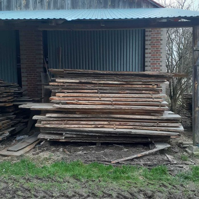 Deski dębowe sezonowane