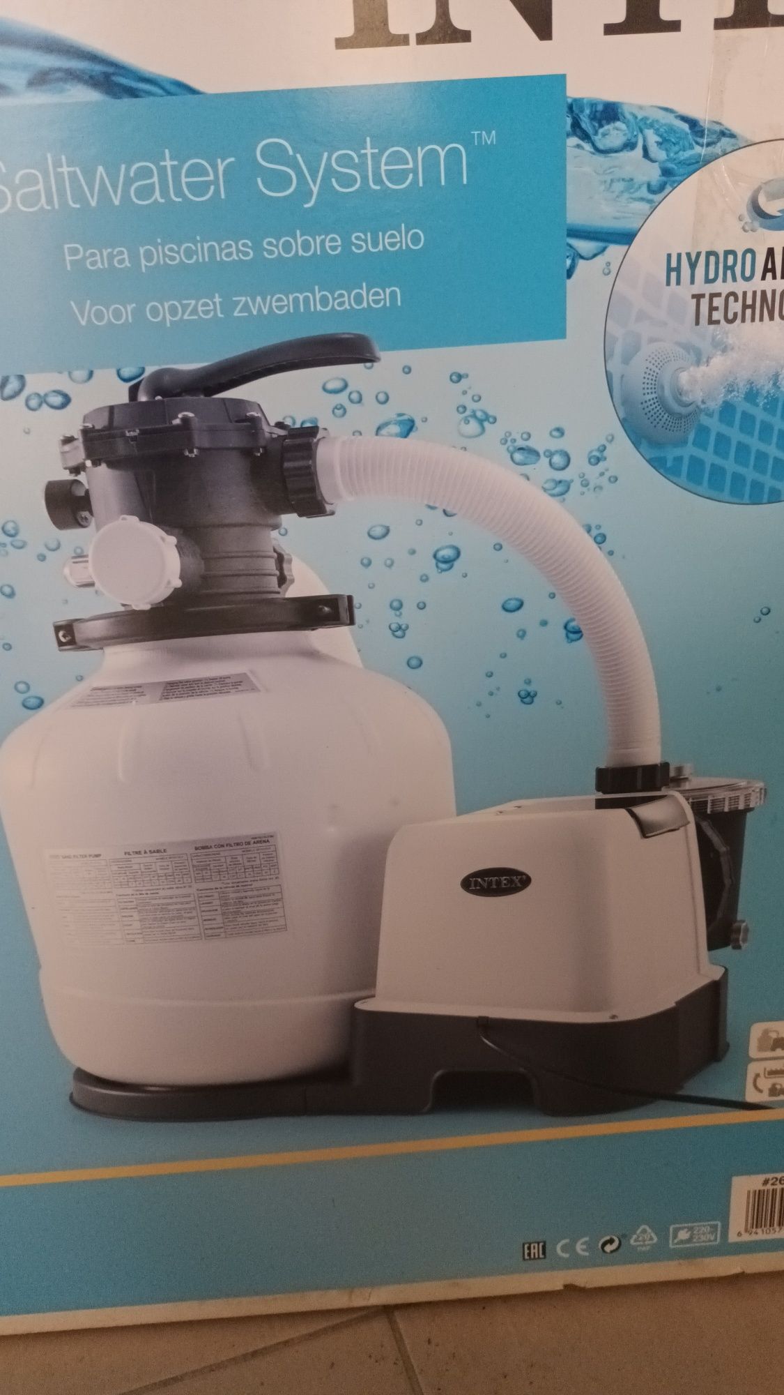 FILTRO DE SAL Intex  para piscina  c/ garantia